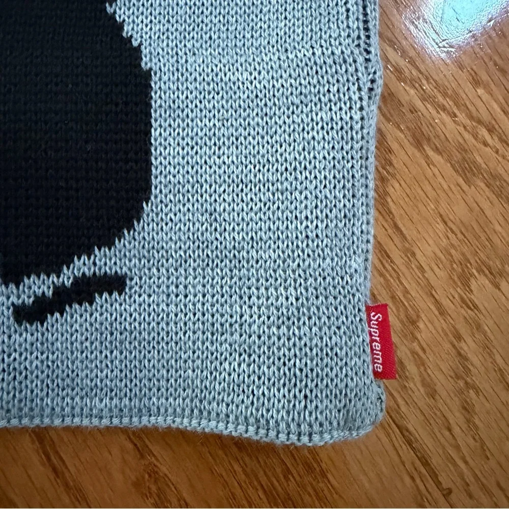 SUPREME Playboy  Bunny Knitted winter hat  - grey